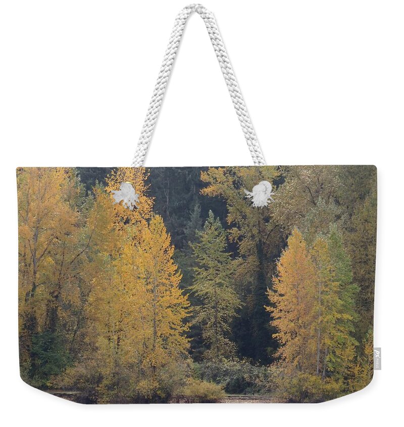 Nw Landscape Weekender Tote Bag featuring the photograph October Fiesta by I'ina Van Lawick