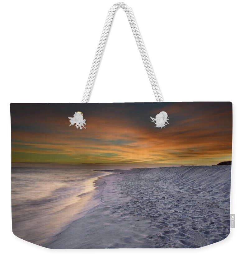 Beach Weekender Tote Bag featuring the photograph October Night by Renee Hardison