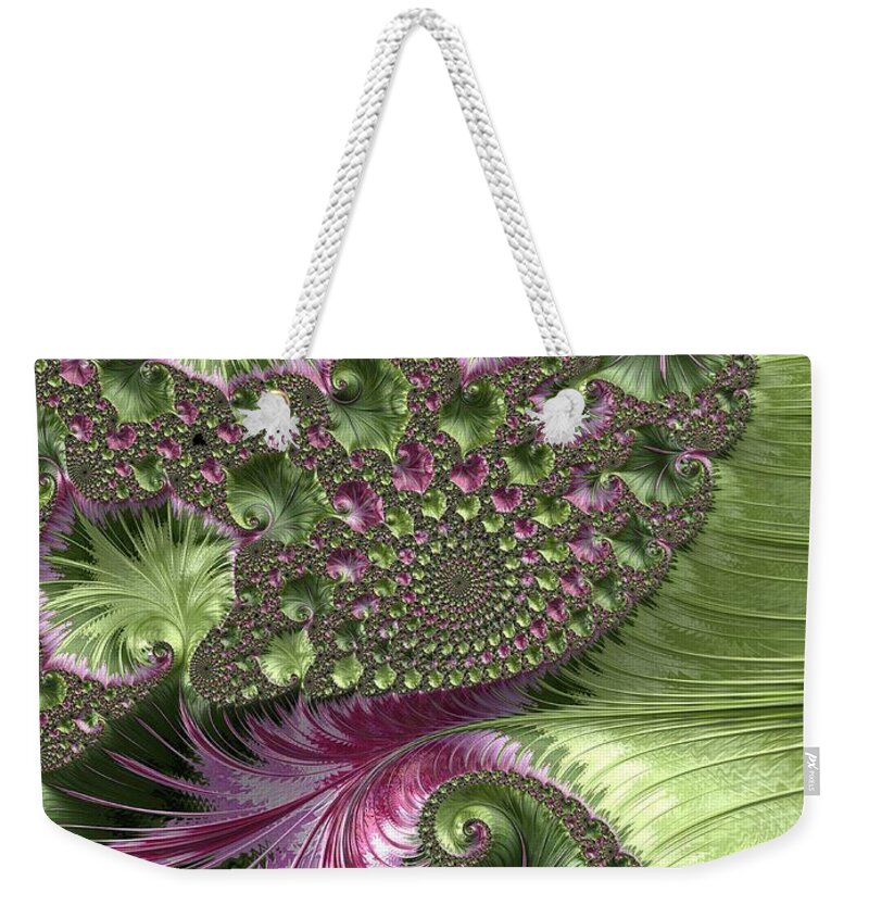 Dlcfuncreations Weekender Tote Bag featuring the photograph Oh Clematis by Diane Lindon Coy