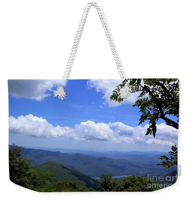 Mountains Weekender Tote Bag featuring the photograph Oh For Days To Ponder by Allen Nice-Webb