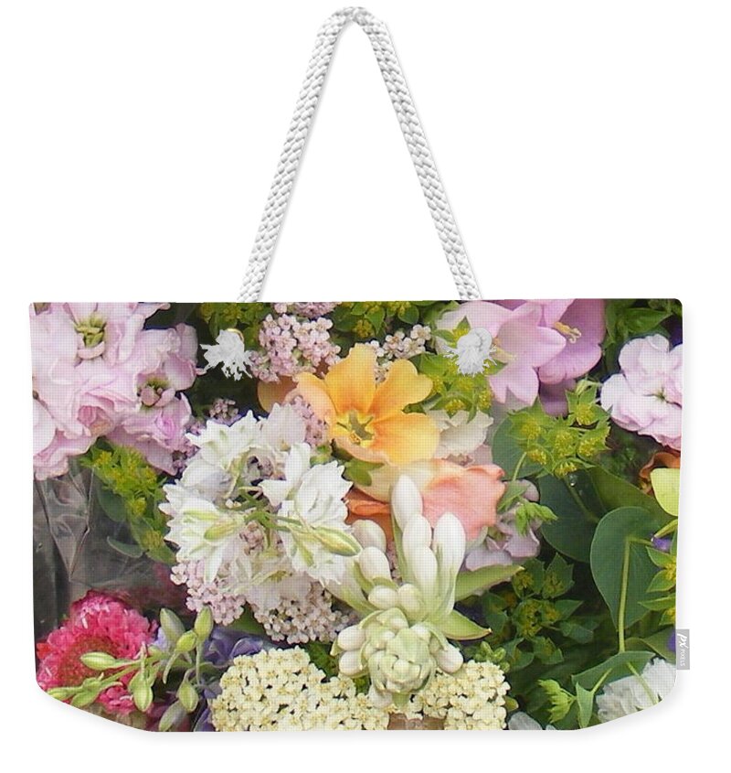 Flower Photography Weekender Tote Bag featuring the photograph Oh How Pretty by Nancy Kane Chapman