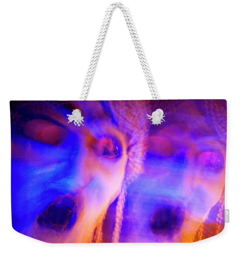 Color Weekender Tote Bag featuring the photograph Oh Noooo by Frederic A Reinecke