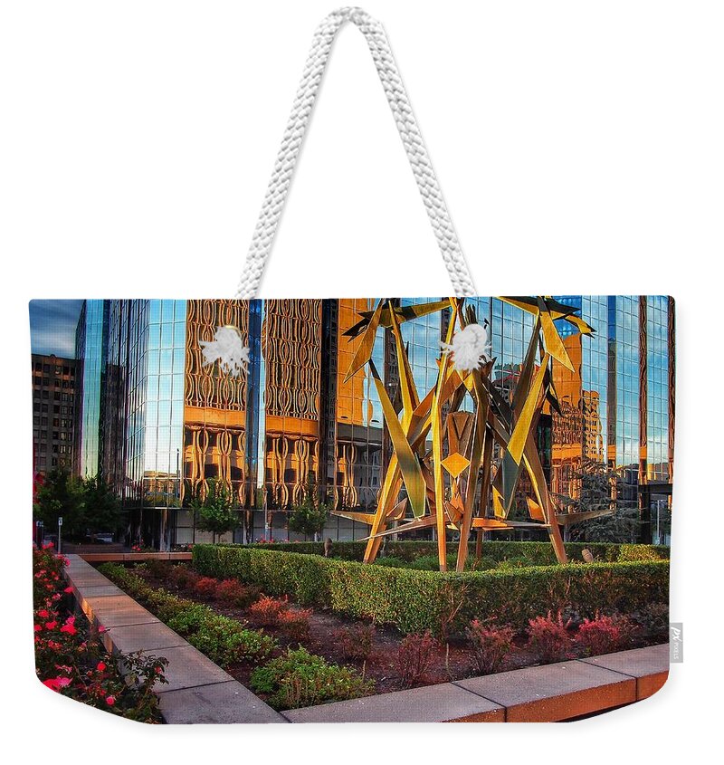 Art Weekender Tote Bag featuring the photograph Oklahoma City Art by Buck Buchanan