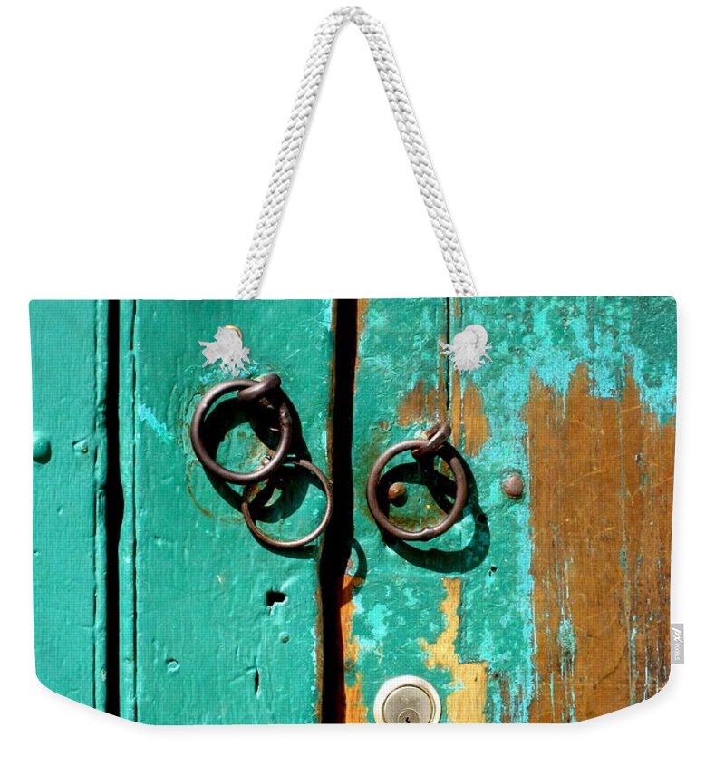 Cartagena Weekender Tote Bag featuring the photograph Old and New Photograph by Kimberly Walker