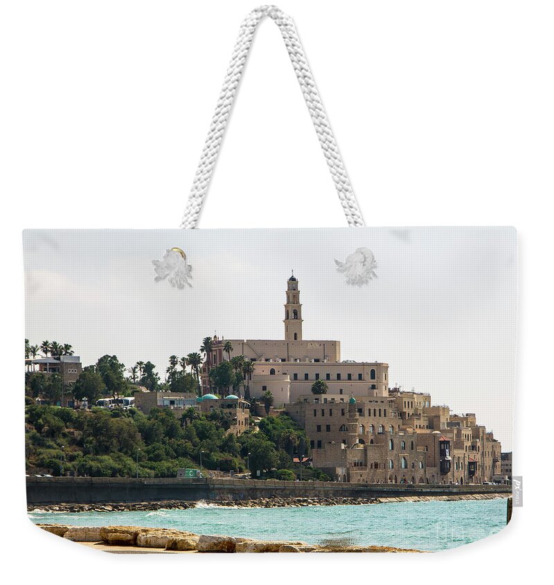 Sea Weekender Tote Bag featuring the photograph Old Jaffa by Adriana Zoon