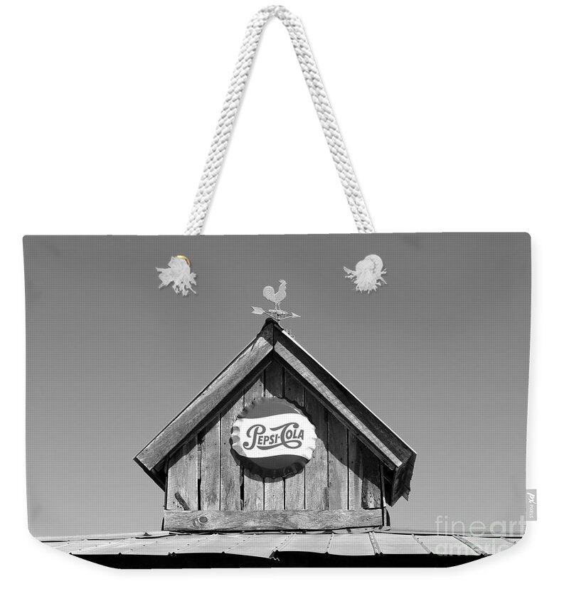 Photo For Sale Weekender Tote Bag featuring the photograph Old Pepsi Sign by Robert Wilder Jr