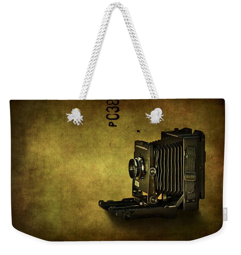 Camera Weekender Tote Bag featuring the photograph Old School by Evelina Kremsdorf