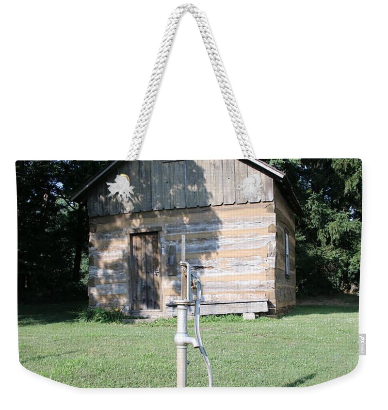 Sugar Creek Weekender Tote Bag featuring the photograph Old School House by Rick Redman