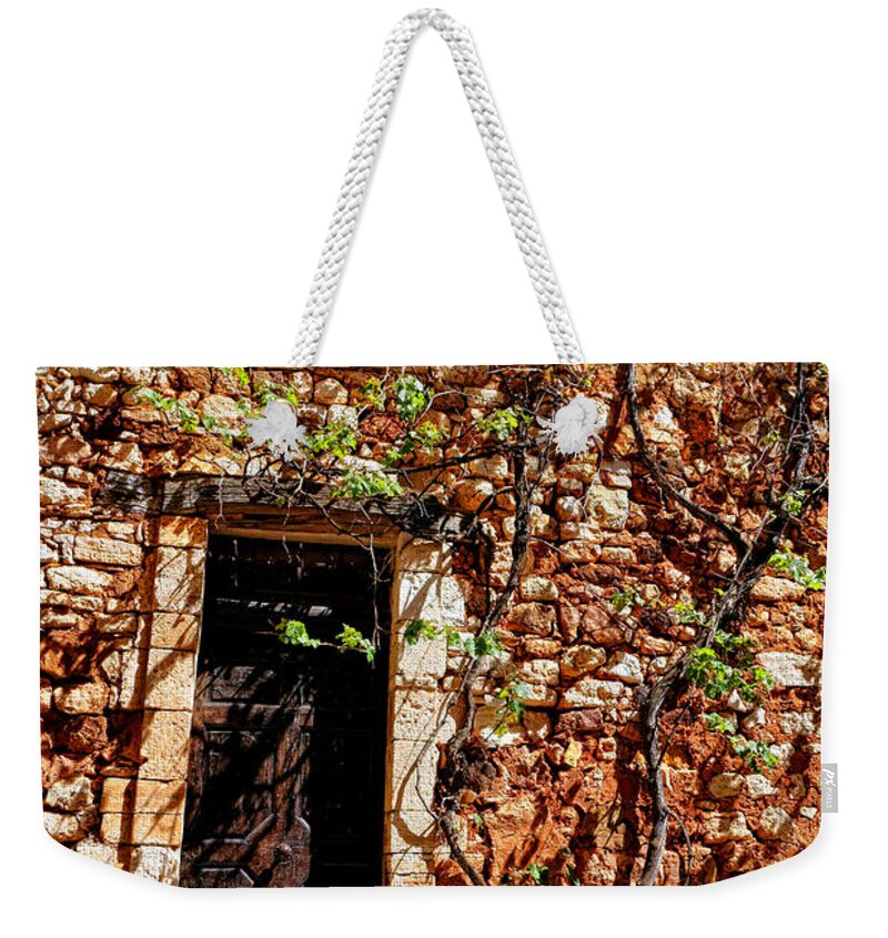 Provence Weekender Tote Bag featuring the photograph Old Stone House in Provence by Olivier Le Queinec