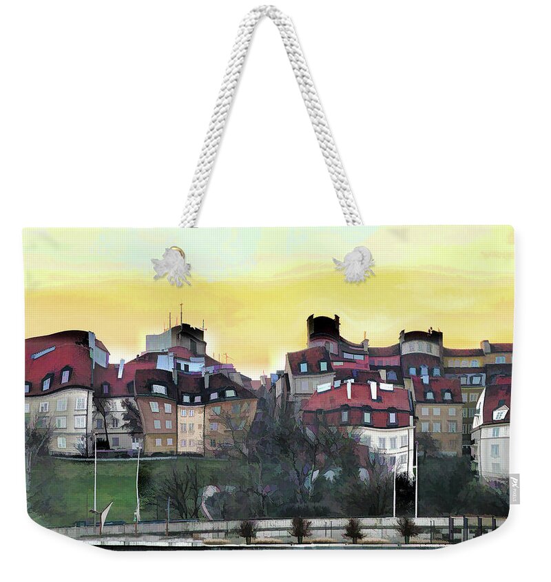  Weekender Tote Bag featuring the photograph Old Town in Warsaw # 16 2/4 by Aleksander Rotner