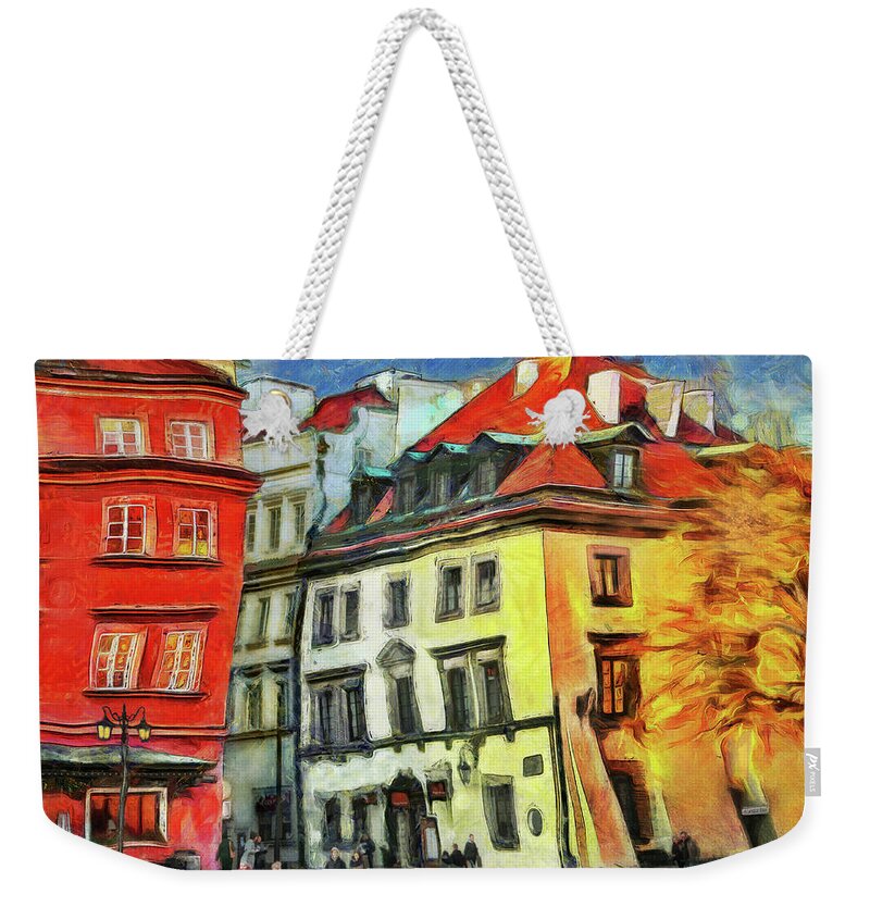  Weekender Tote Bag featuring the photograph Old Town in Warsaw # 27 by Aleksander Rotner