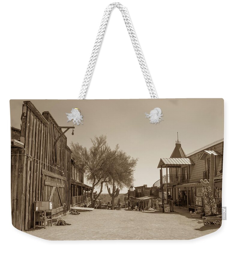 Western Weekender Tote Bag featuring the photograph Old West 4 by Darrell Foster