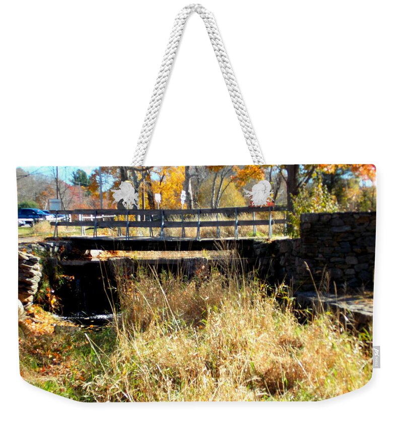 Oliver Mill Park Weekender Tote Bag featuring the photograph Oliver Mill Park by Catherine Gagne