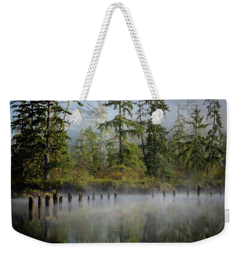Forest Weekender Tote Bag featuring the photograph Olympic Peninsula by Gary Migues