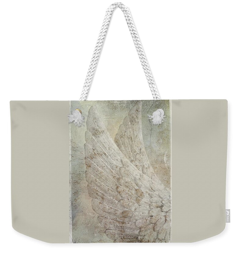 Angel Weekender Tote Bag featuring the photograph On Angels Wings 2 by Jill Love