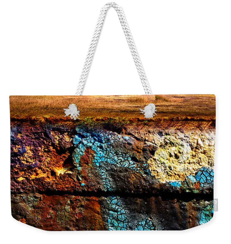 Abstract Weekender Tote Bag featuring the photograph On Top of the World by Jacky Gerritsen