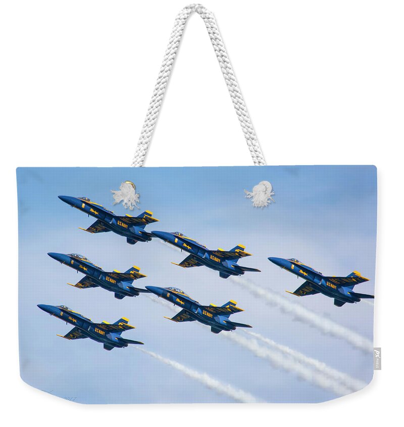 Aviation Weekender Tote Bag featuring the photograph On Wings Like Eagles by Brian Tada