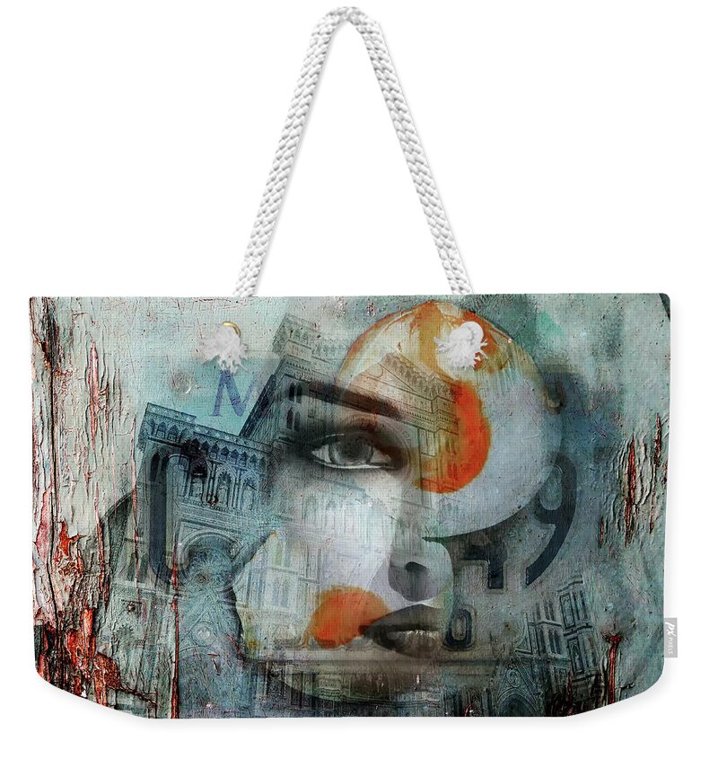 Florence Weekender Tote Bag featuring the photograph Once at Florence by Gabi Hampe