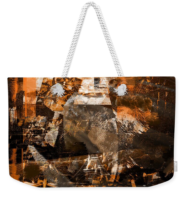 Abstract Weekender Tote Bag featuring the digital art Once Upon A Time.. by Art Di