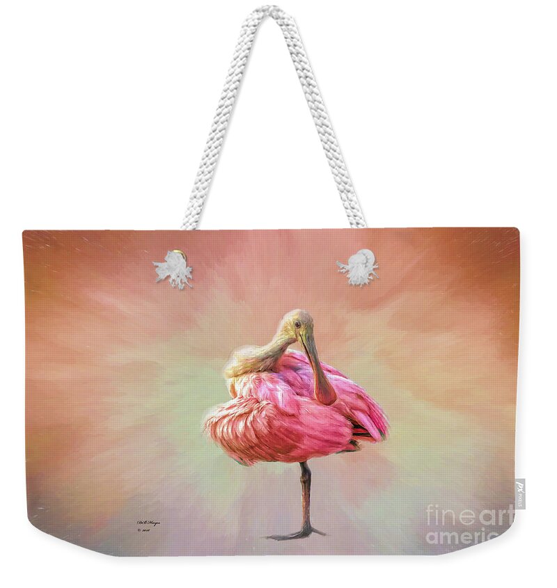 Florida Weekender Tote Bag featuring the mixed media A Mother Nature's Masterpiece III by DB Hayes