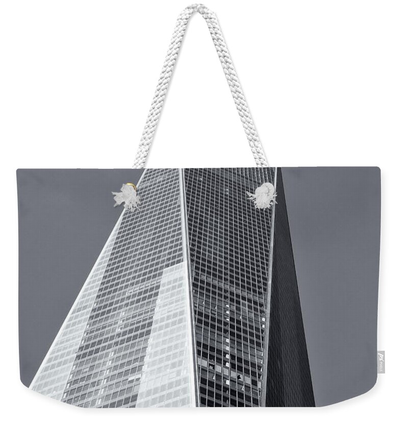 Clarence Holmes Weekender Tote Bag featuring the photograph One World Trade Center IV by Clarence Holmes