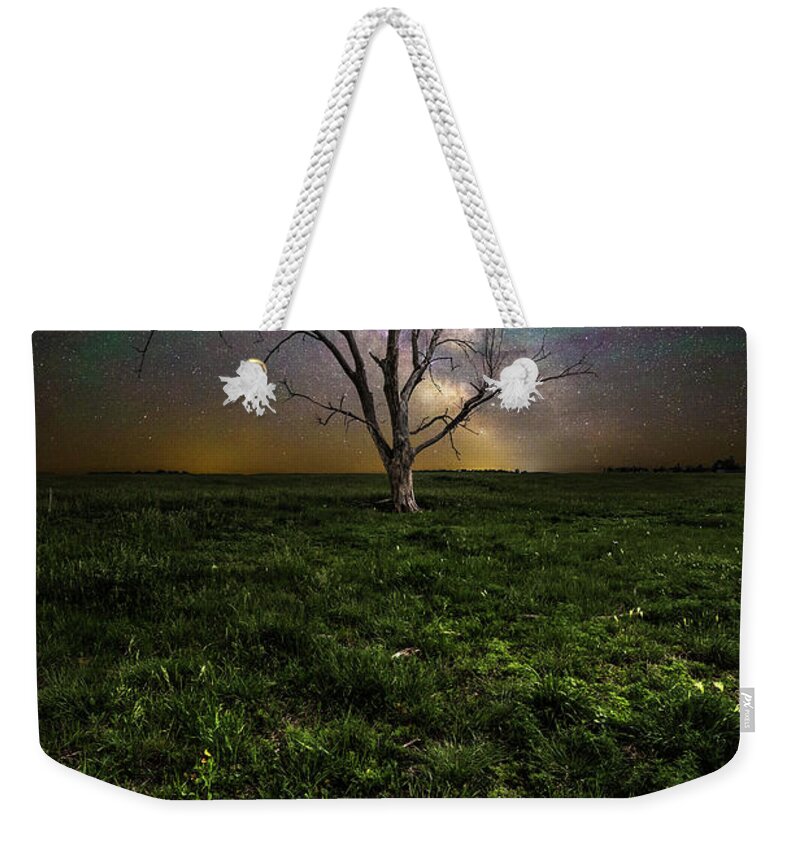 Field Weekender Tote Bag featuring the photograph Only by Aaron J Groen
