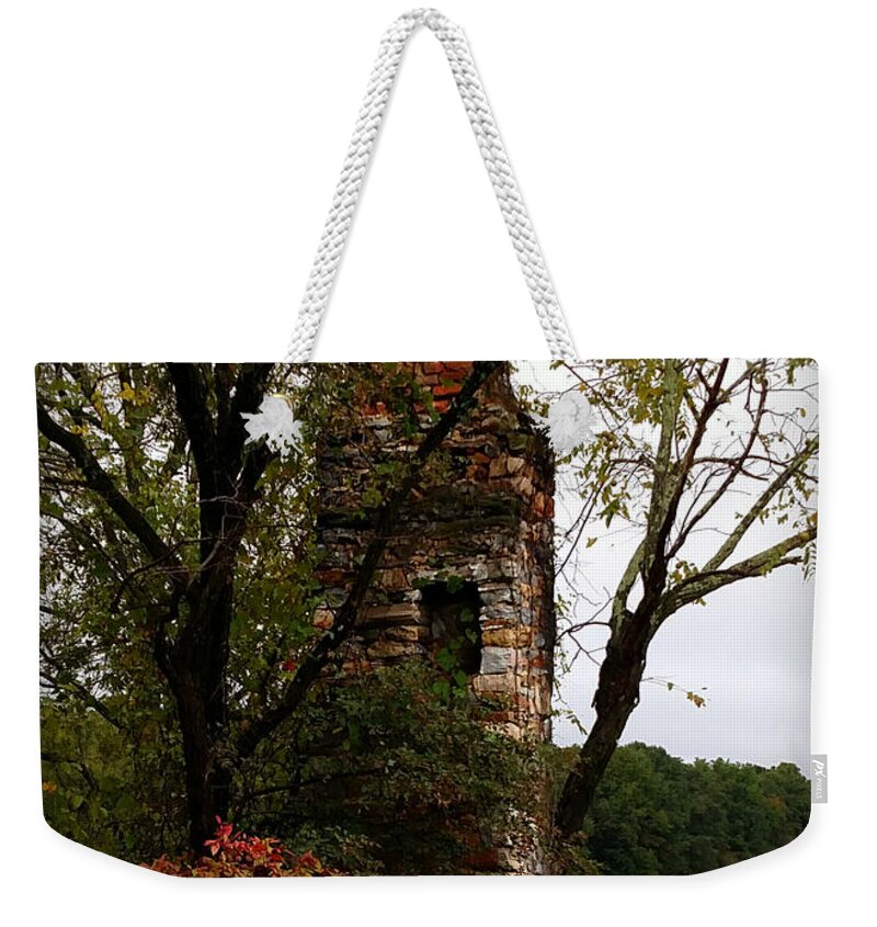 Shadow Weekender Tote Bag featuring the photograph Only Thing Left Standing by KATIE Vigil