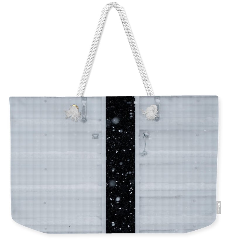 Barn Weekender Tote Bag featuring the photograph Open Door by Troy Stapek