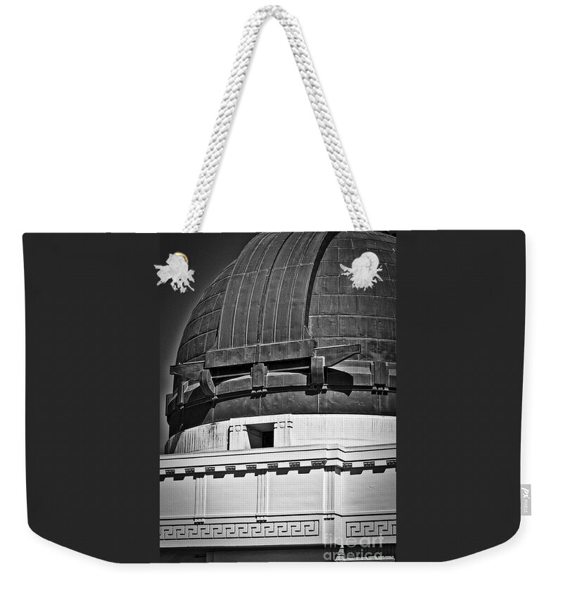 Griffith-park Weekender Tote Bag featuring the photograph Open For The Telescope by Kirt Tisdale