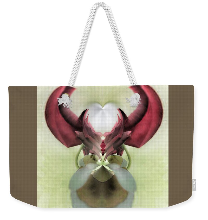 Open Your Heart Weekender Tote Bag featuring the photograph Open Your Heart by Debra Martz