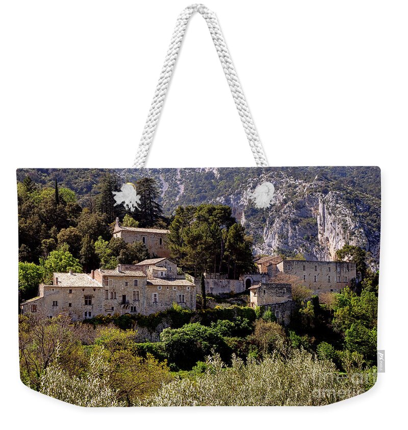 Oppede Weekender Tote Bag featuring the photograph Oppede Le Vieux by Olivier Le Queinec