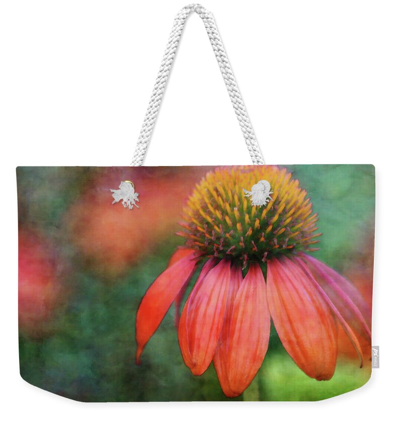 Impressionist Weekender Tote Bag featuring the photograph Orange Coneflower 2576 IDP_2 by Steven Ward