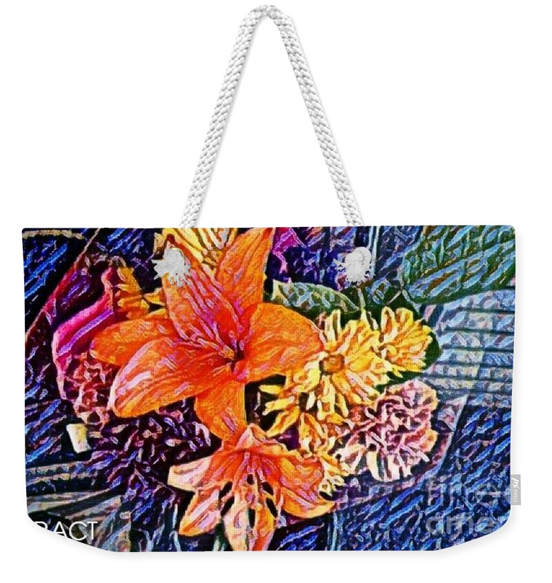 Flowers Weekender Tote Bag featuring the photograph Orange flowers by Steven Wills