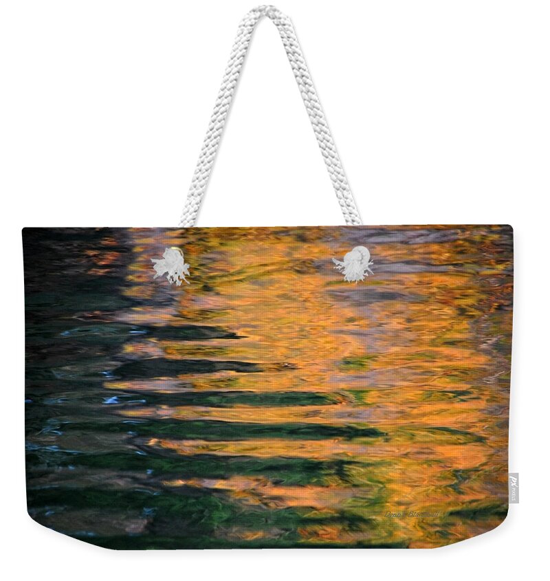 Water Weekender Tote Bag featuring the photograph Orange Sherbert by Donna Blackhall