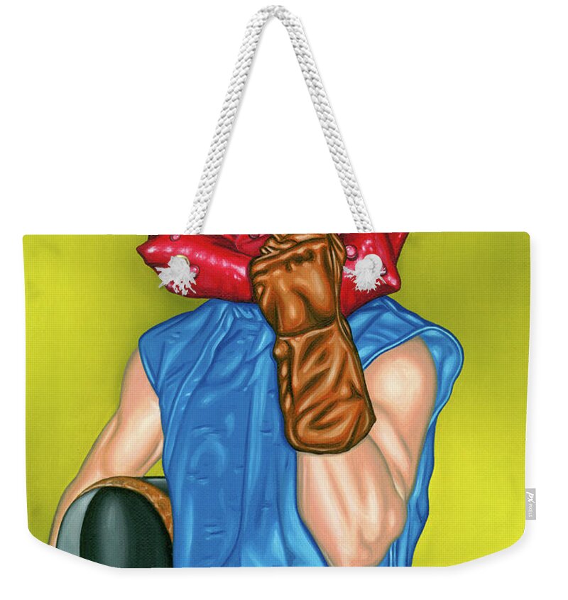  Weekender Tote Bag featuring the painting Order of the Rose by Paxton Mobley
