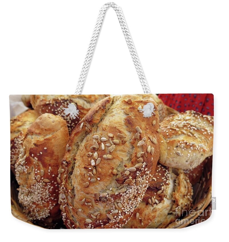 Bread Weekender Tote Bag featuring the photograph Our Daily Bread by Teresa Zieba