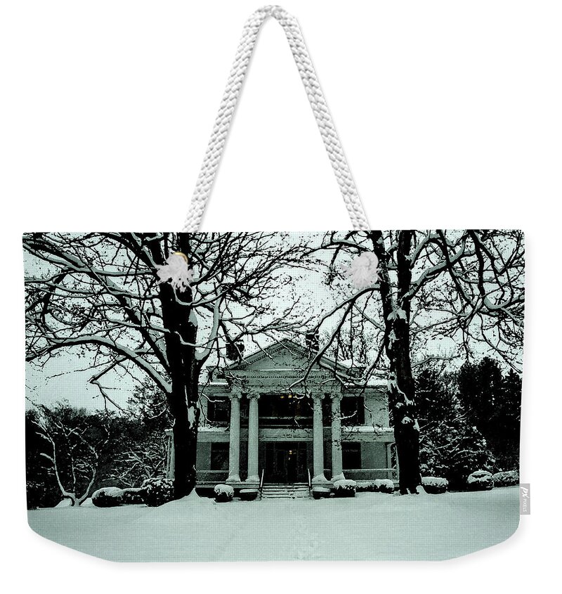 House Weekender Tote Bag featuring the photograph Our House by Randy Sylvia