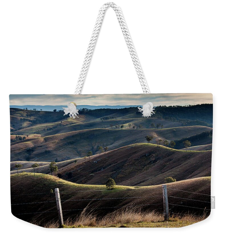 Australia Weekender Tote Bag featuring the photograph Over The Back Fence by Az Jackson