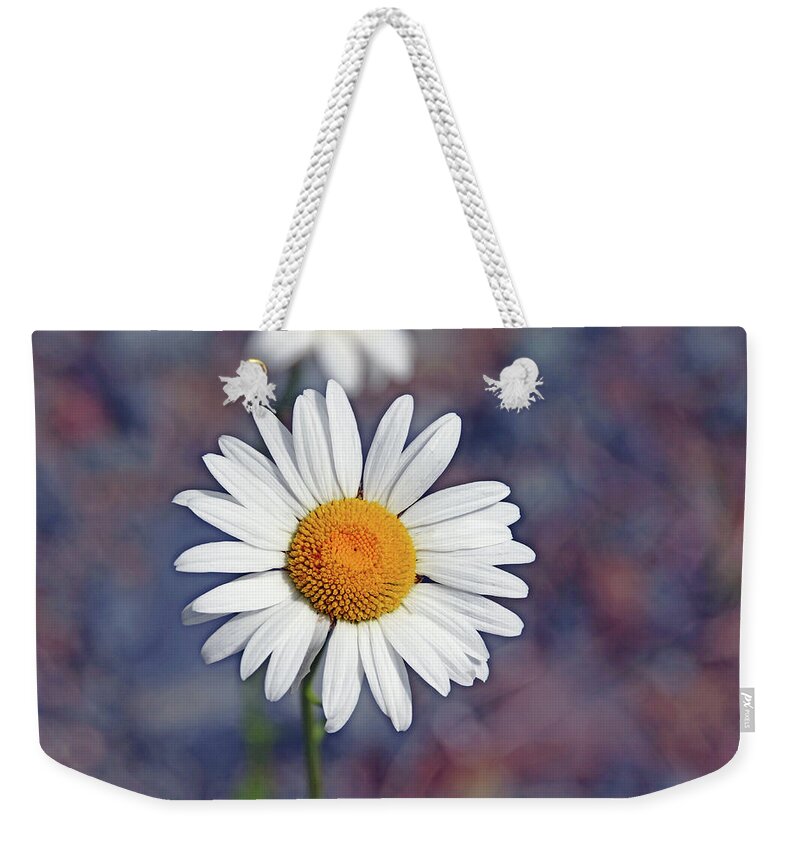 Daisy Weekender Tote Bag featuring the photograph Oxeye Daisy by Debbie Oppermann