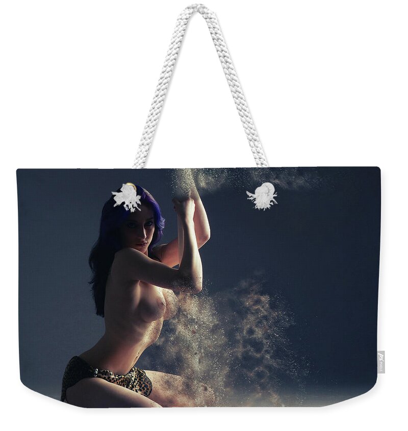 Pole Dancer Weekender Tote Bag featuring the photograph P O L E - D A N C E R by Smart Aviation