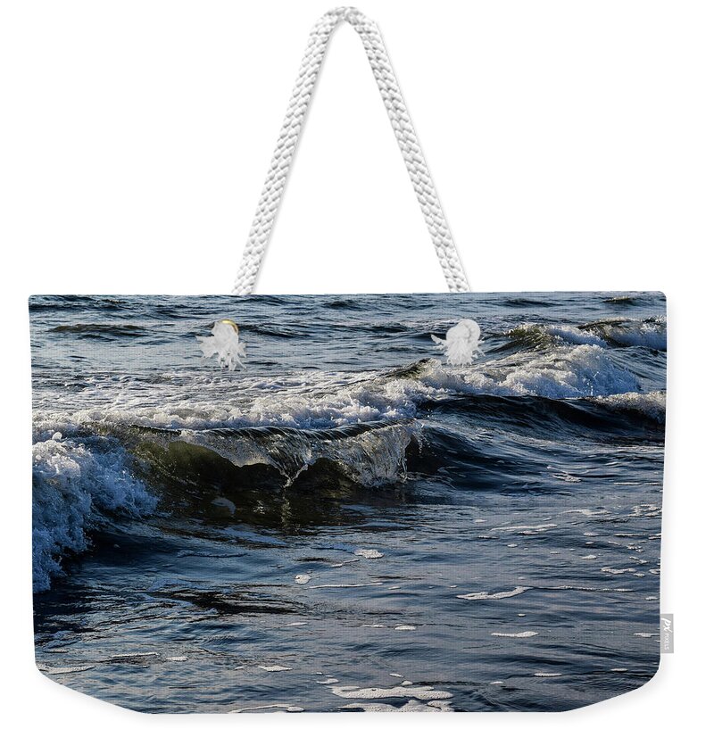 Waves Weekender Tote Bag featuring the photograph Pacific Waves by Nicole Lloyd