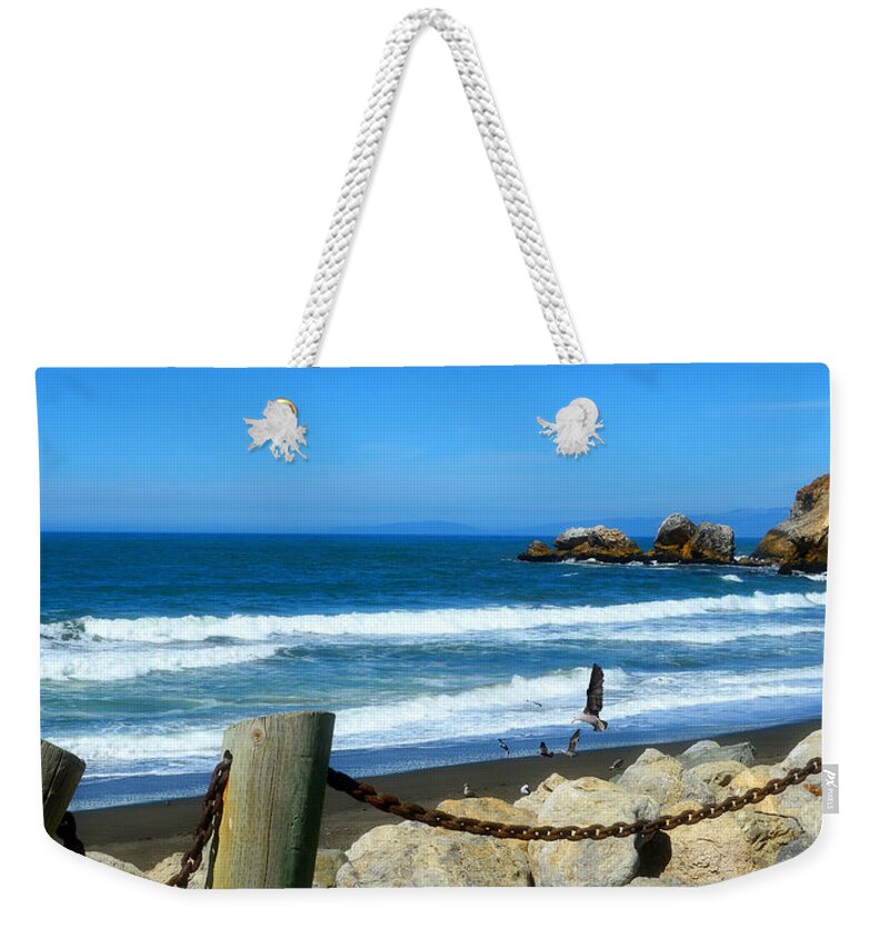 Pacifica Coast Weekender Tote Bag featuring the photograph Pacifica Coast by Glenn McCarthy Art and Photography