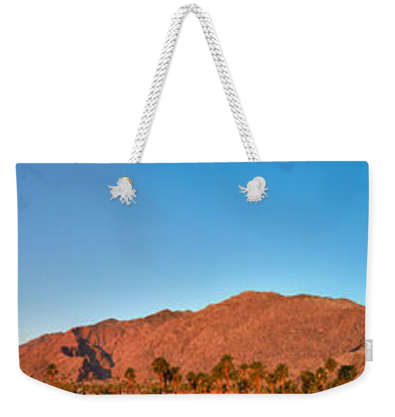 Panorama Weekender Tote Bag featuring the photograph Palm Springs Sunrise by Scott Campbell