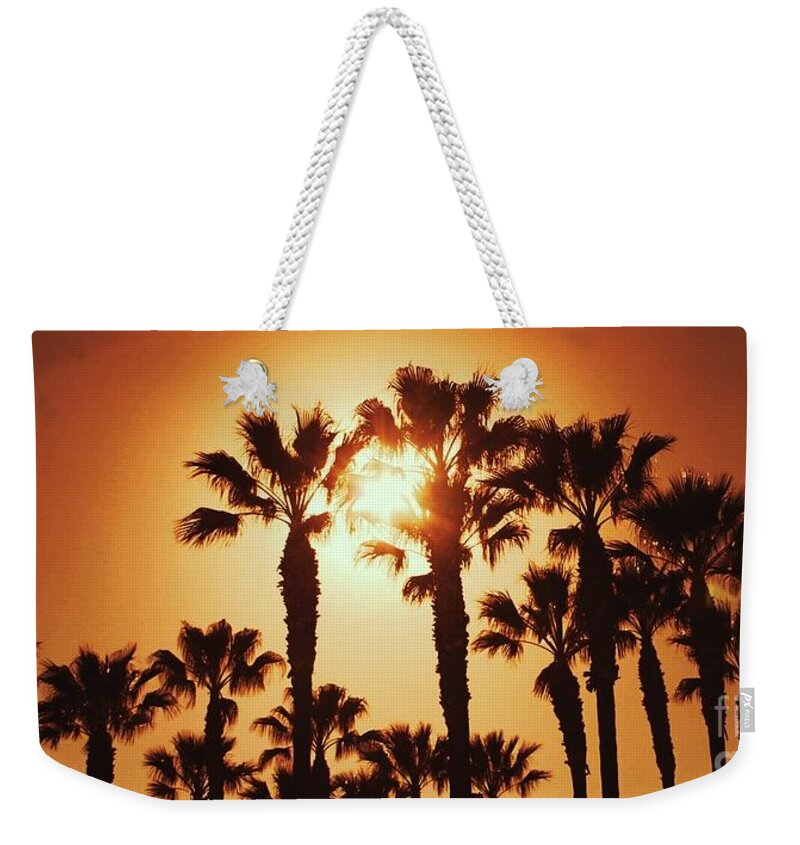 500 Views Weekender Tote Bag featuring the photograph Palm Tree Dreams by Jenny Revitz Soper