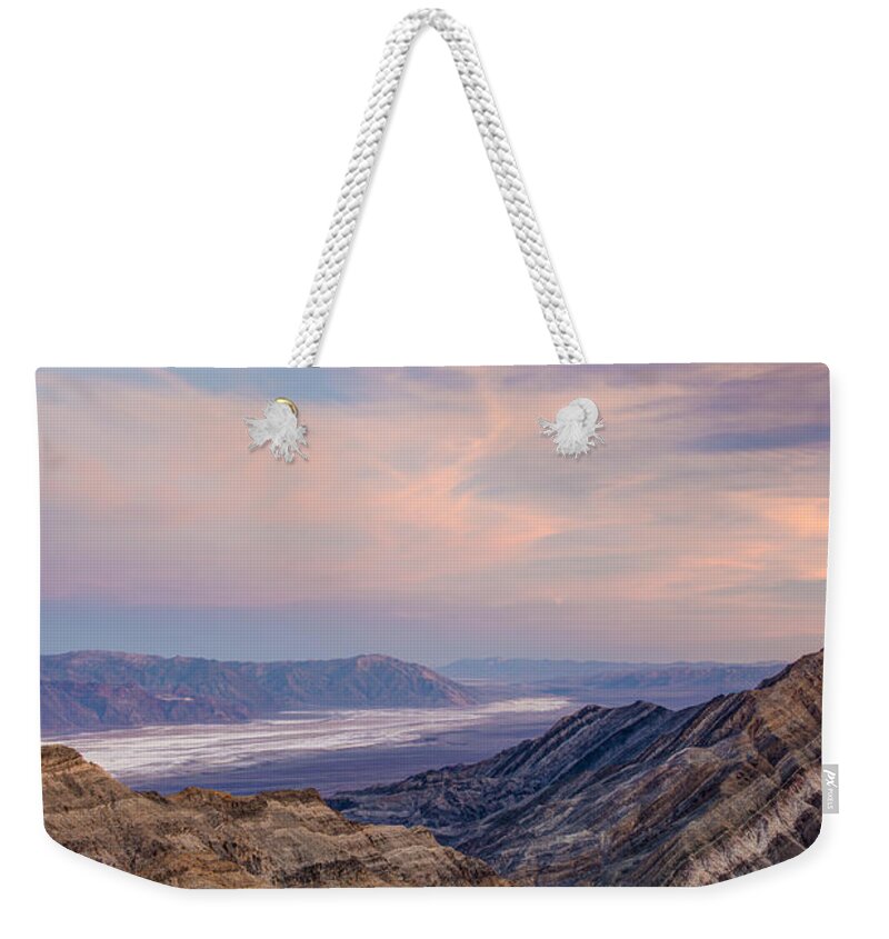 Adventure Weekender Tote Bag featuring the photograph Panamint Range by Charles Dobbs