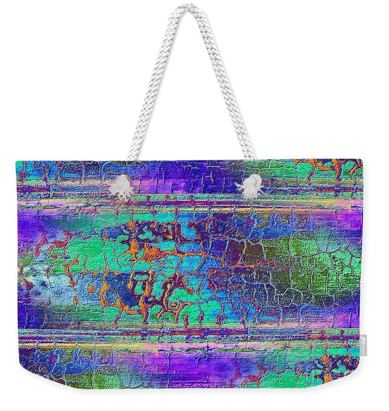 Colorful Abstract Weekender Tote Bag featuring the photograph Parched - Abstract Art by Carol Groenen