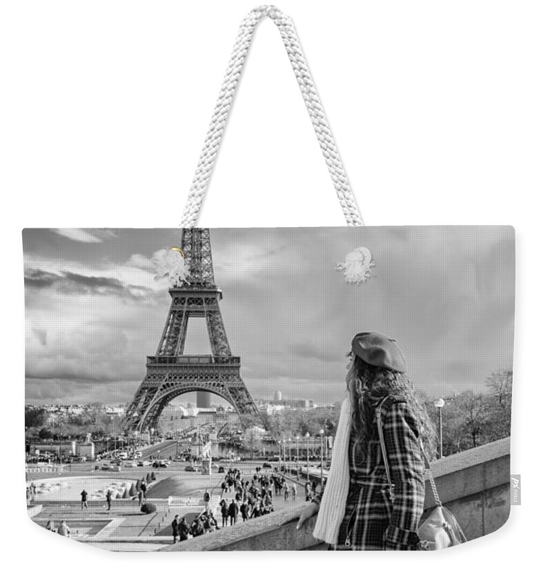 Paris Weekender Tote Bag featuring the photograph Parisien 2 by Pablo Lopez