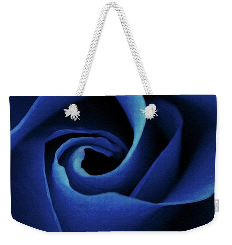 Passionate Blue Weekender Tote Bag featuring the photograph Passionate Blue by The Art Of Marilyn Ridoutt-Greene