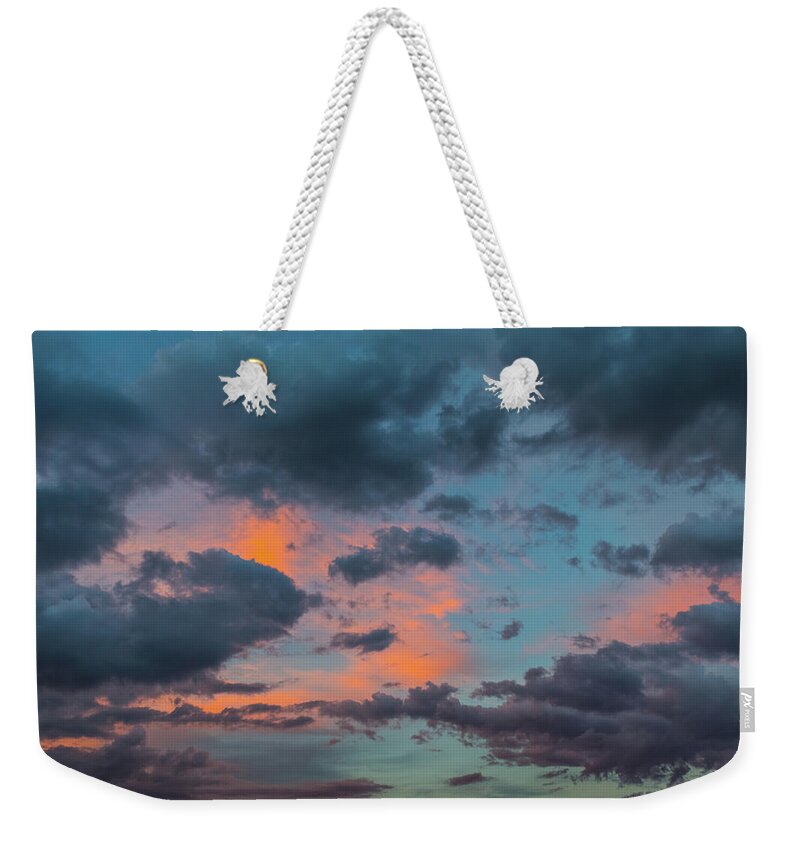 El Paso Weekender Tote Bag featuring the photograph Pastel Skies by SR Green