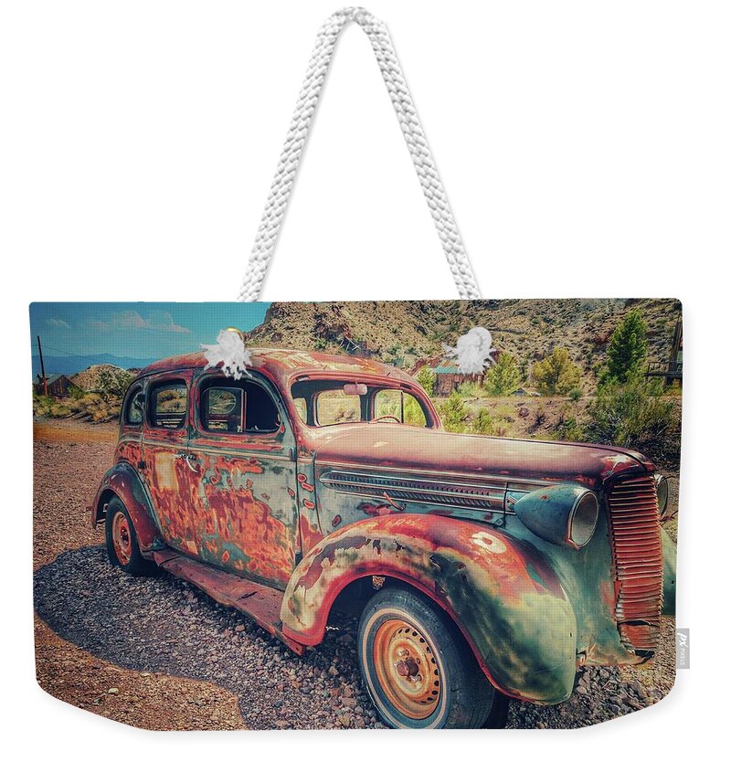 Antique Weekender Tote Bag featuring the photograph Pasture by Mark Ross